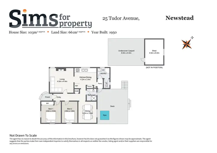 Floorplan of Homely house listing, 25 Tudor Avenue, Newstead TAS 7250