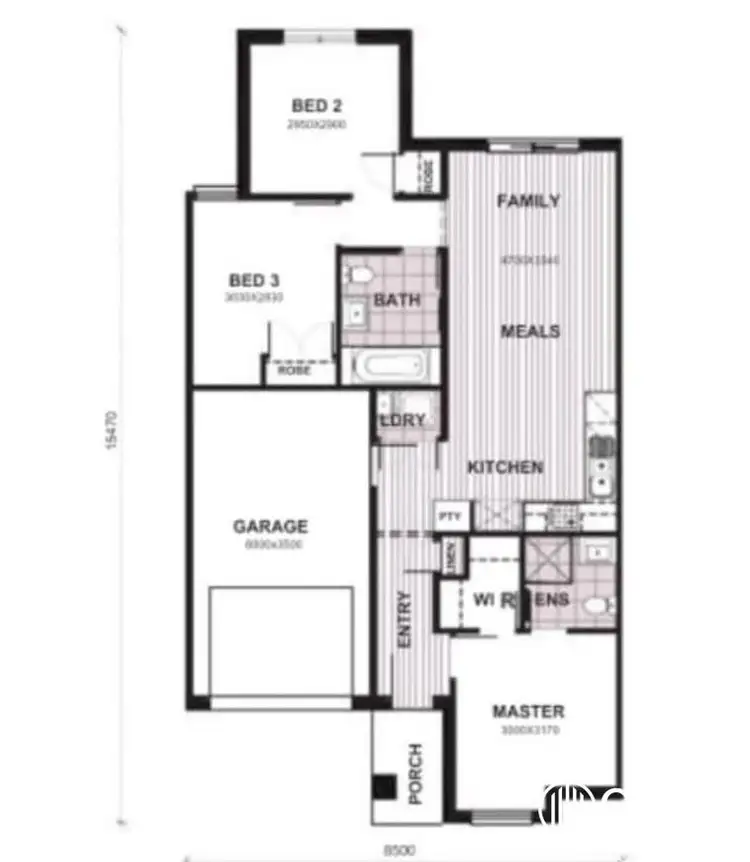 Floorplan of Homely house listing, 1 Staccato Terrace, Strathtulloh VIC 3338