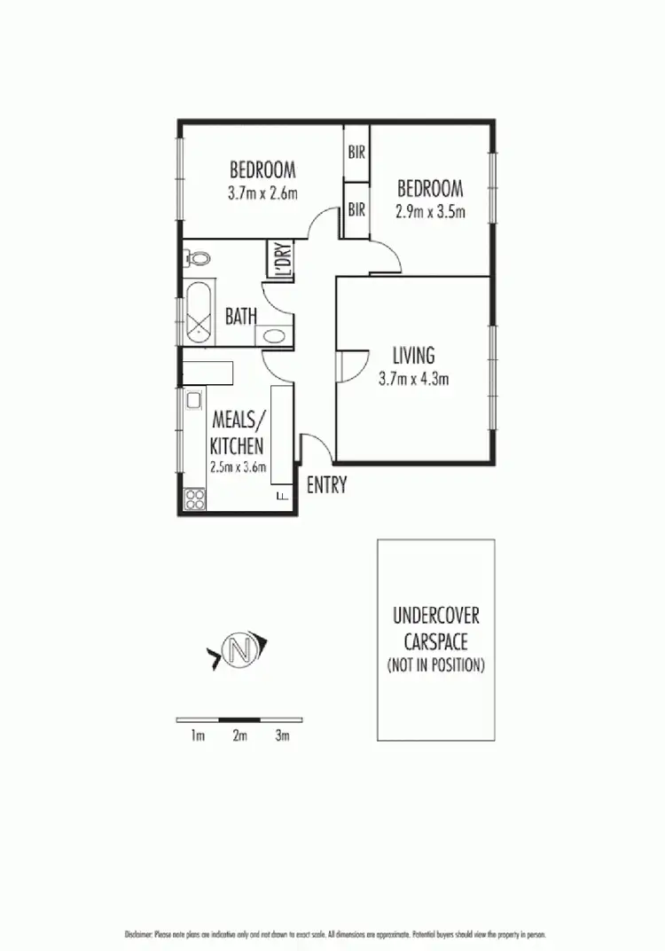 Floorplan of Homely unit listing, 8/221 Blackshaws Road, Altona North VIC 3025