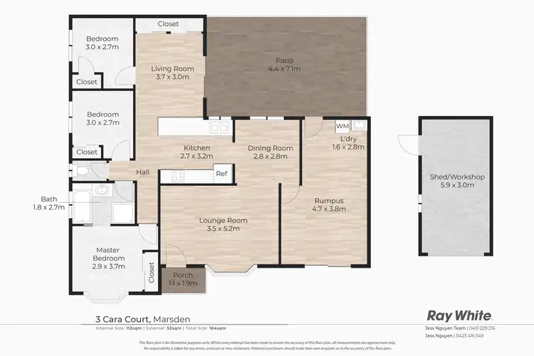 Floorplan of Homely house listing, 3 Cara Court, Marsden QLD 4132