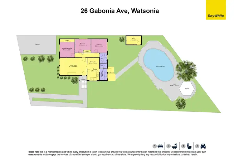 Floorplan of Homely house listing, 26 Gabonia Avenue, Watsonia VIC 3087
