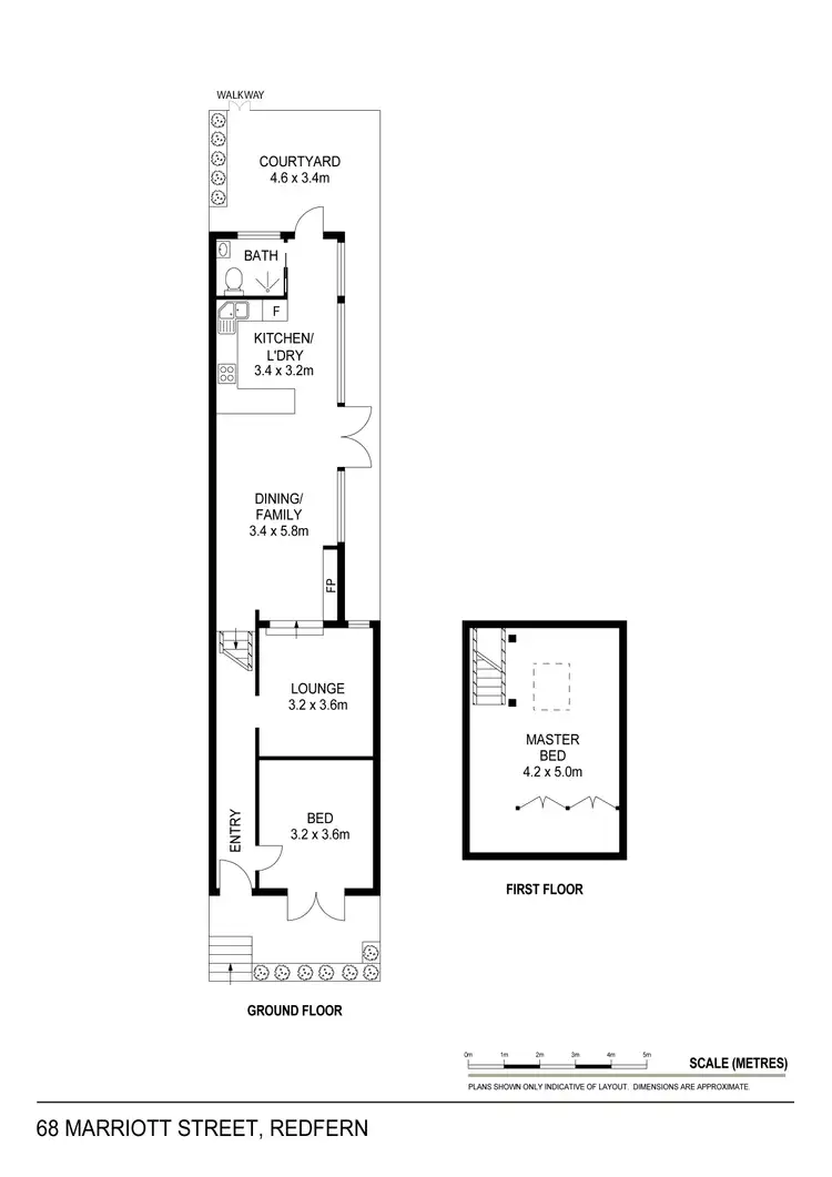Floorplan of Homely house listing, 68 Marriott Street, Redfern NSW 2016