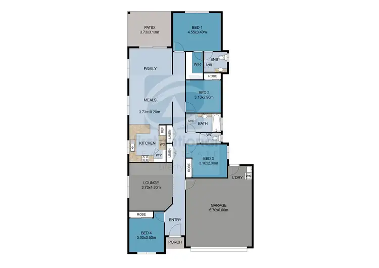 Floorplan of Homely house listing, 6 Maplespring Street, Sippy Downs QLD 4556