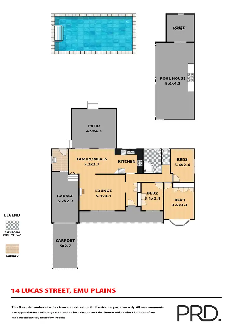 Floorplan of Homely house listing, 14 Lucas Street, Emu Plains NSW 2750