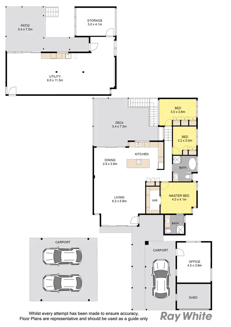 Floorplan of Homely house listing, 7 Pepper Road, Everton Hills QLD 4053