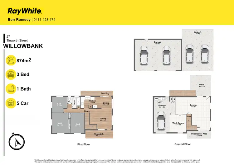 Floorplan of Homely house listing, 27 Tinworth Street, Willowbank QLD 4306