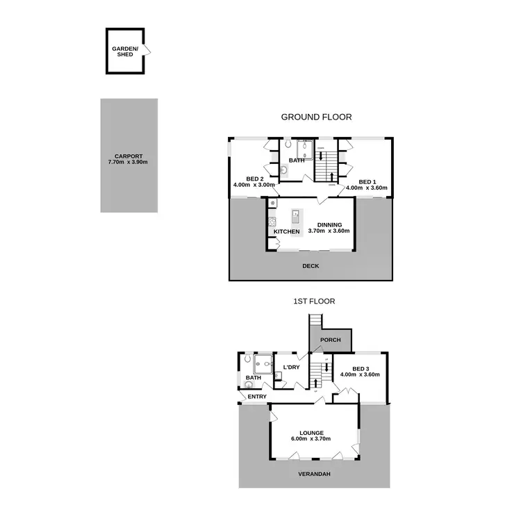Floorplan of Homely house listing, 9 Lees Crescent, Bellbridge VIC 3691