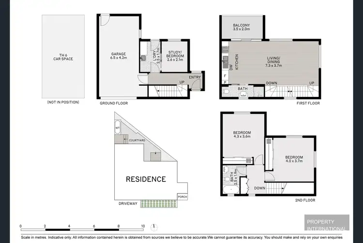 Floorplan of Homely townhouse listing, 6/257 Canterbury Road, Forest Hill VIC 3131