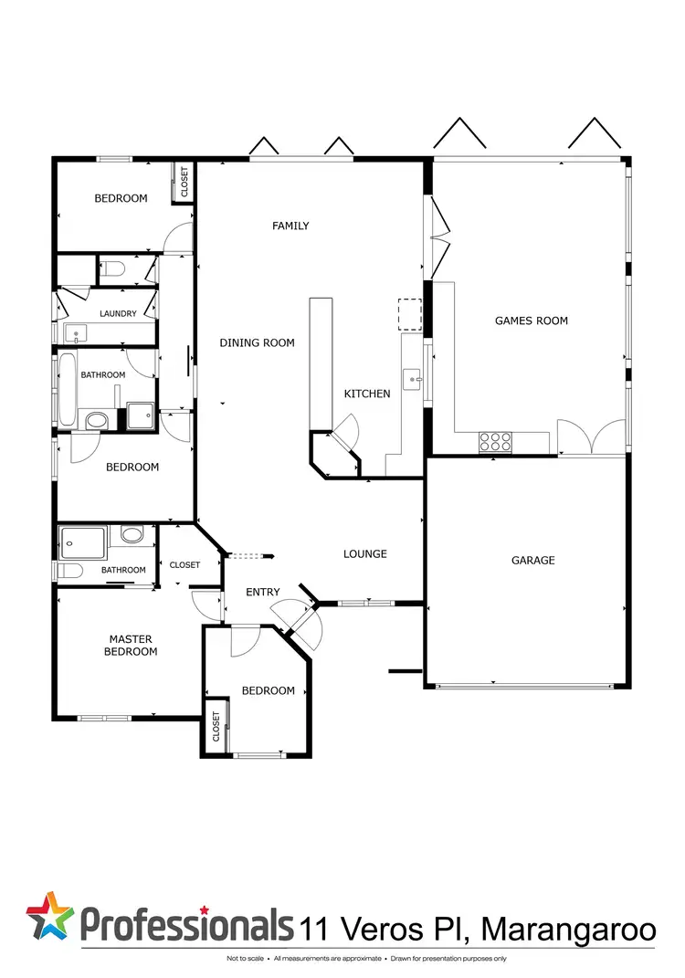 Floorplan of Homely house listing, 11 Veros Place, Marangaroo WA 6064