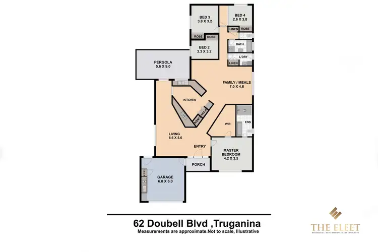 Floorplan of Homely house listing, 62 DOUBELL BOULEVARD, Truganina VIC 3029