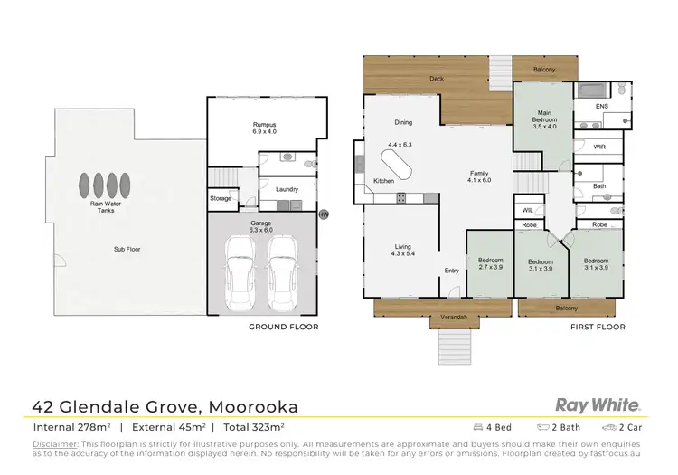 Floorplan of Homely house listing, 42 Glendale Grove, Moorooka QLD 4105