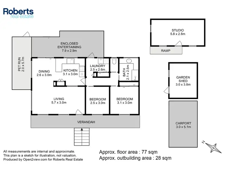 Floorplan of Homely house listing, 31 Brady Street, Midway Point TAS 7171