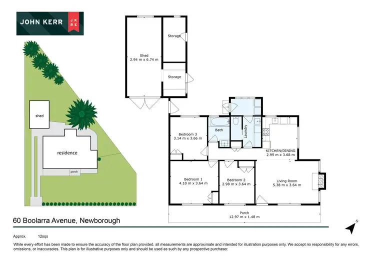Floorplan of Homely house listing, 60 Boolarra Avenue, Newborough VIC 3825