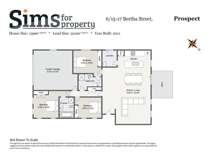 Floorplan of Homely house listing, 6/15-17 Bertha Street, Prospect TAS 7250