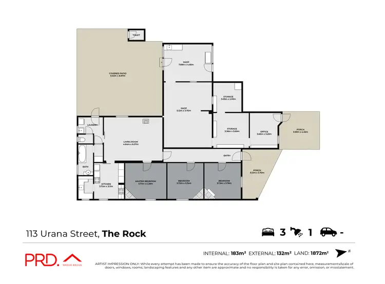 Floorplan of Homely house listing, 113 Urana Street, The Rock NSW 2655