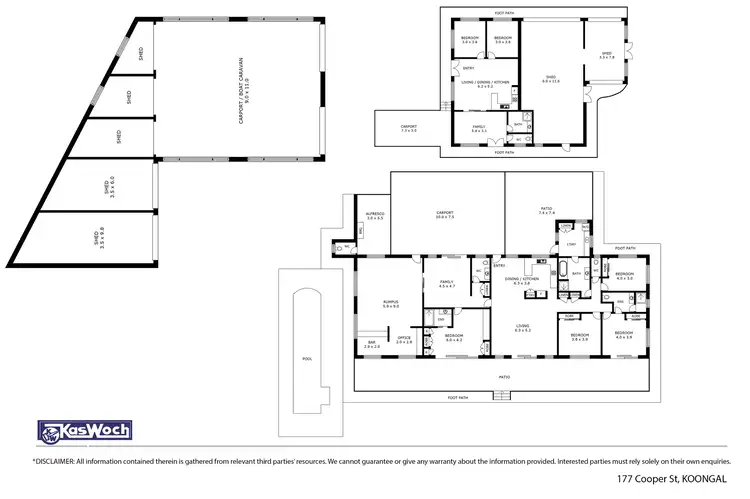 Floorplan of Homely house listing, 177 COOPER STREET, Koongal QLD 4701