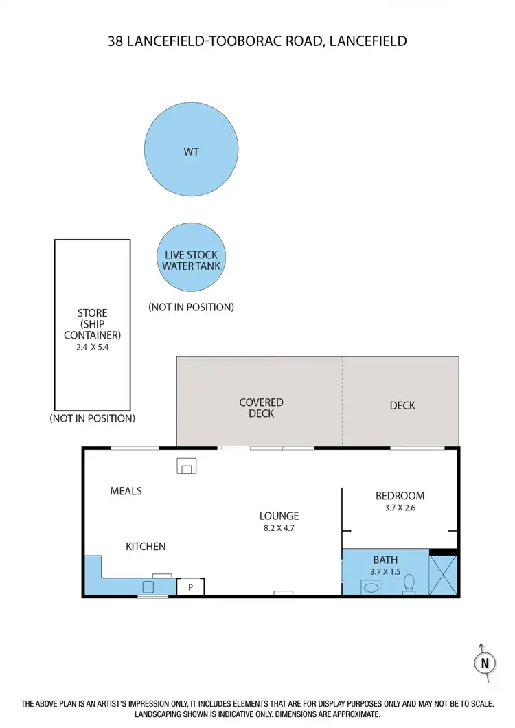 Floorplan of Homely house listing, Lot 38 Lancefield - Tooborac Road, Lancefield VIC 3435