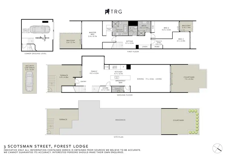 Floorplan of Homely house listing, 3 Scotsman Street, Forest Lodge NSW 2037