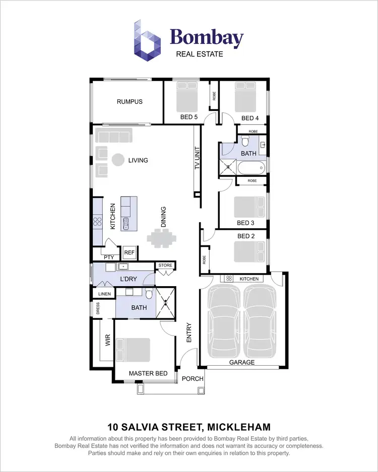 Floorplan of Homely house listing, 10 Salvia Street, Mickleham VIC 3064
