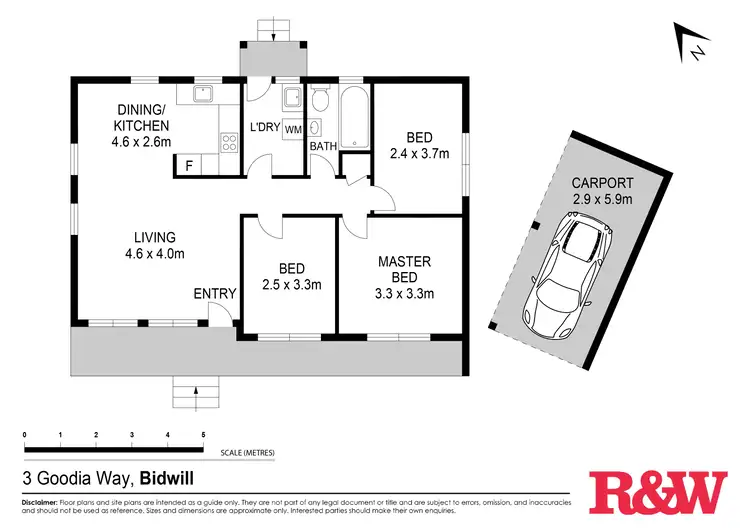 Floorplan of Homely house listing, 3 Goodia Way, Bidwill NSW 2770