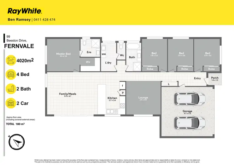 Floorplan of Homely house listing, 99 Beeston Drive, Fernvale QLD 4306