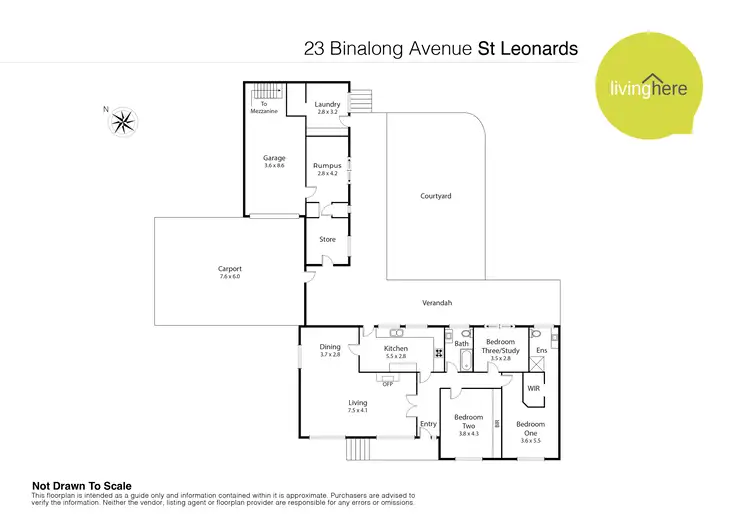 Floorplan of Homely house listing, 23 Binalong Avenue, St Leonards TAS 7250
