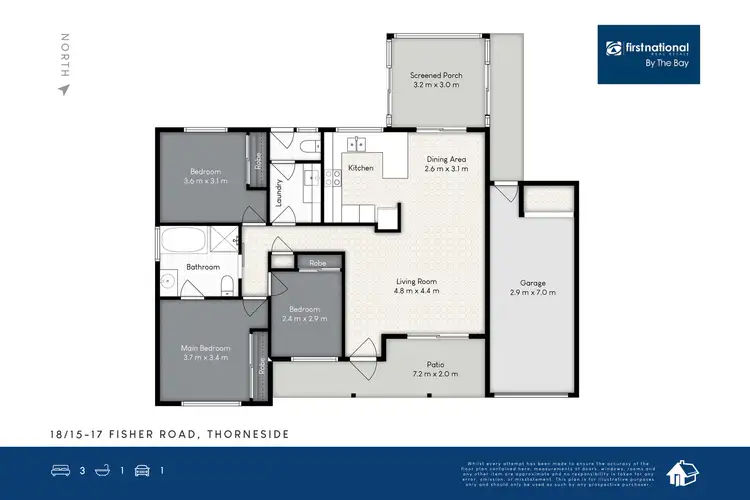 Floorplan of Homely villa listing, 18/15-17 Fisher Road, Thorneside QLD 4158