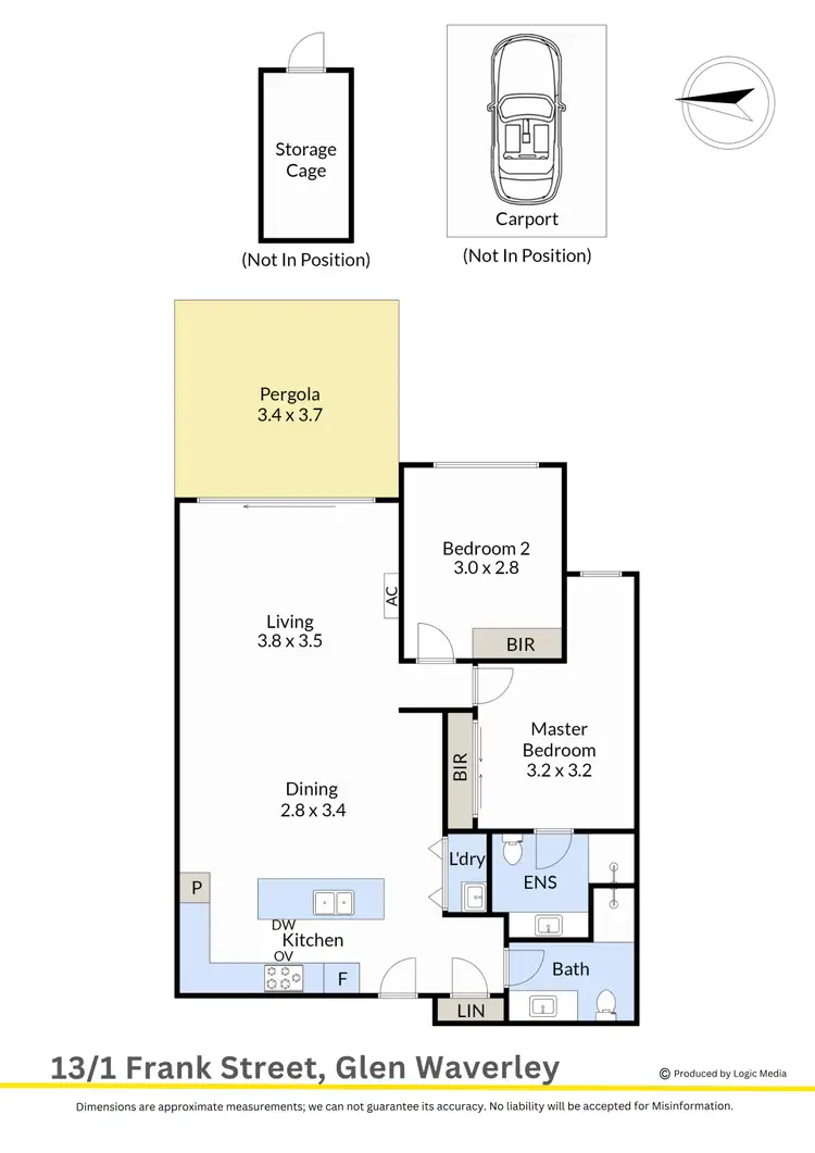 Floorplan of Homely apartment listing, 13/1 Frank Street, Glen Waverley VIC 3150