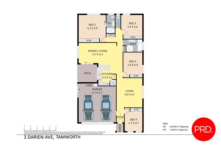 Floorplan of Homely house listing, 3 Darien Avenue, Tamworth NSW 2340