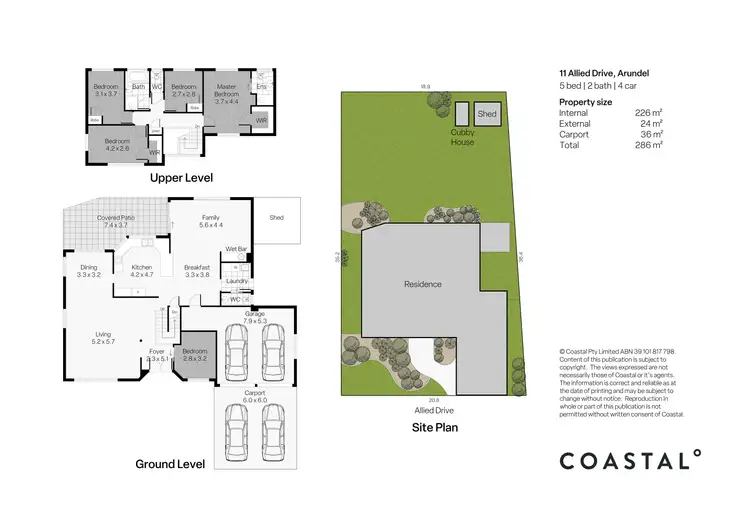 Floorplan of Homely house listing, 11 Allied Drive, Arundel QLD 4214
