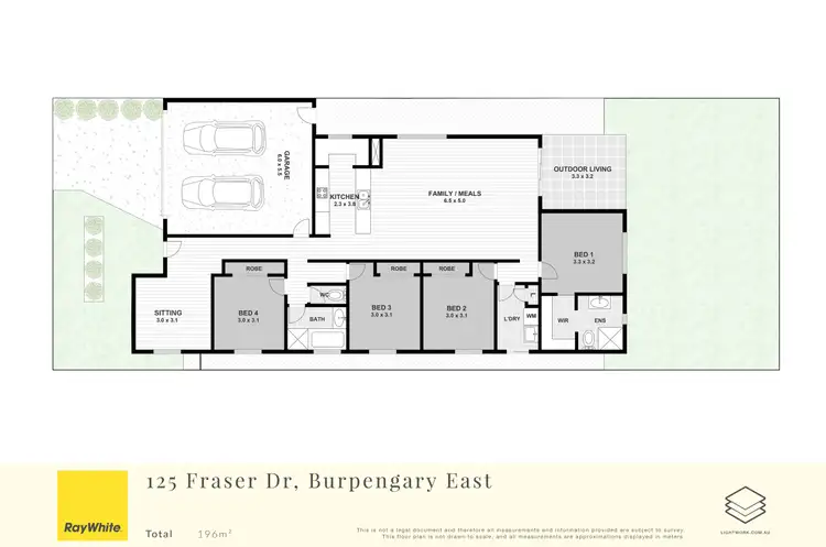 Floorplan of Homely house listing, 125 Fraser Drive, Burpengary East QLD 4505