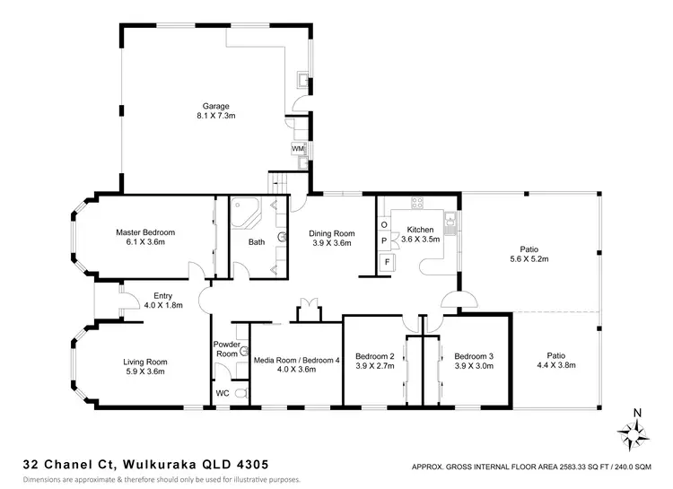 Floorplan of Homely house listing, 32 Chanel Court, Wulkuraka QLD 4305