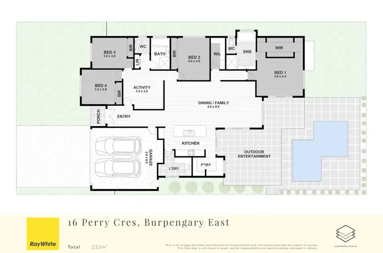 Floorplan of Homely house listing, 16 Perry Crescent, Burpengary East QLD 4505