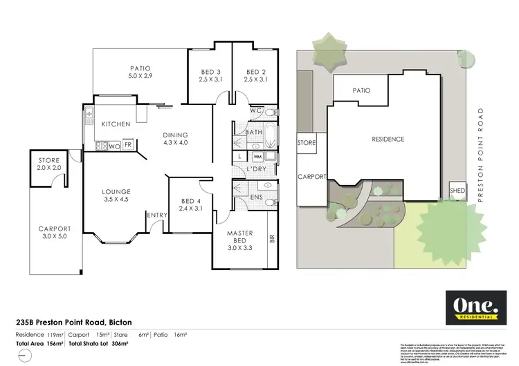 Floorplan of Homely house listing, 235B Preston Point Road, Bicton WA 6157