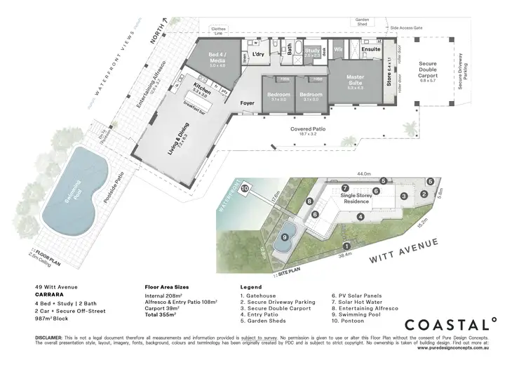 Floorplan of Homely house listing, 49 Witt Avenue, Carrara QLD 4211