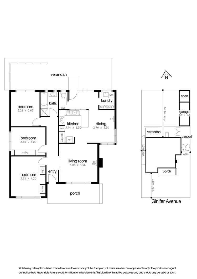 Floorplan of Homely house listing, 2 Ginifer Avenue, Altona North VIC 3025