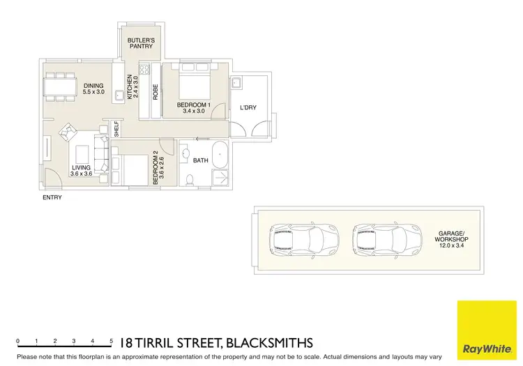 Floorplan of Homely house listing, 18 Tirril Street, Blacksmiths NSW 2281