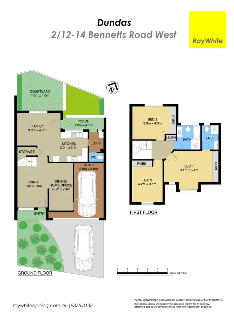 Floorplan of Homely townhouse listing, 2/12-14 Bennetts Rd West, Dundas NSW 2117