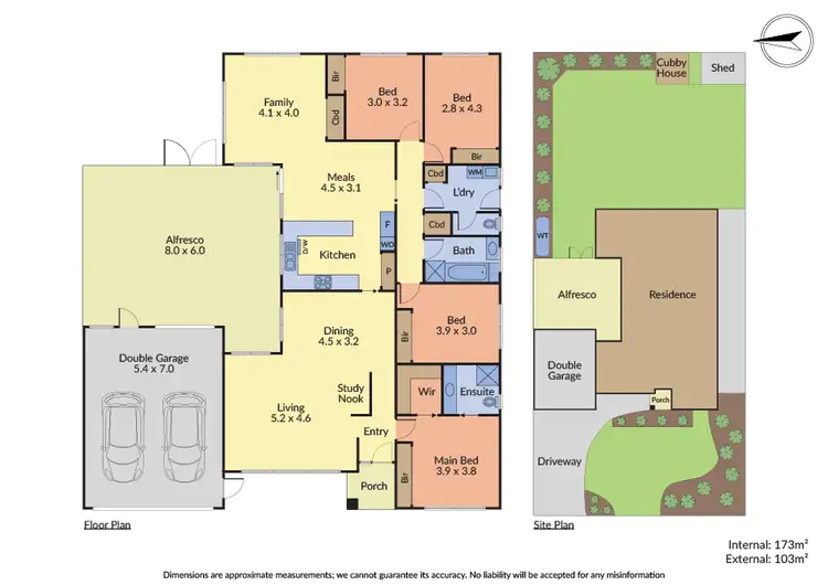 Floorplan of Homely house listing, 18 Bonaparte Place, Rowville VIC 3178