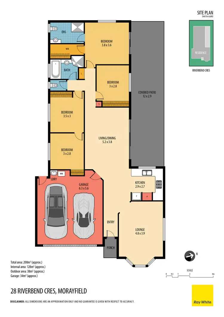 Floorplan of Homely house listing, 28 Riverbend Crescent, Morayfield QLD 4506