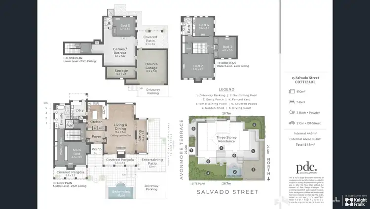Floorplan of Homely house listing, 15 Salvado Street, Cottesloe WA 6011