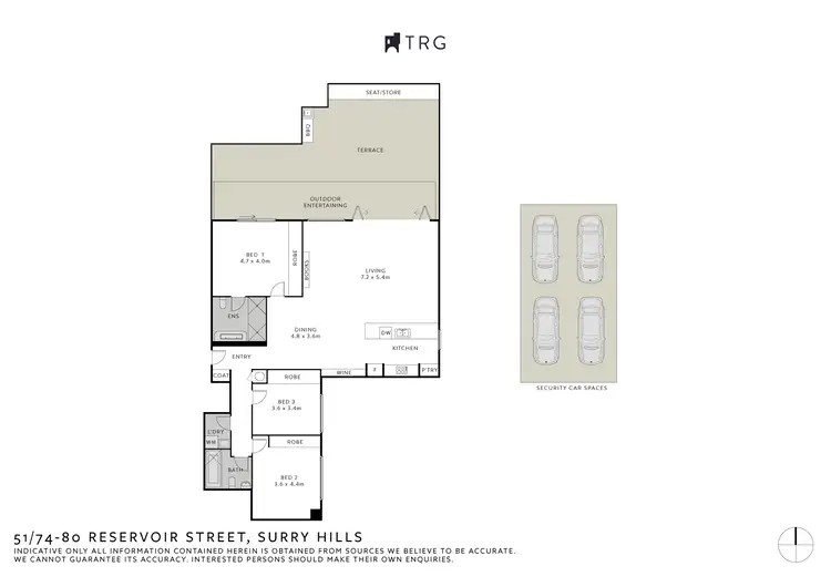 Floorplan of Homely apartment listing, 51/74-80 Reservoir Street, Surry Hills NSW 2010