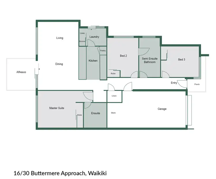 Floorplan of Homely villa listing, 16/30 Buttermere Approach, Waikiki WA 6169