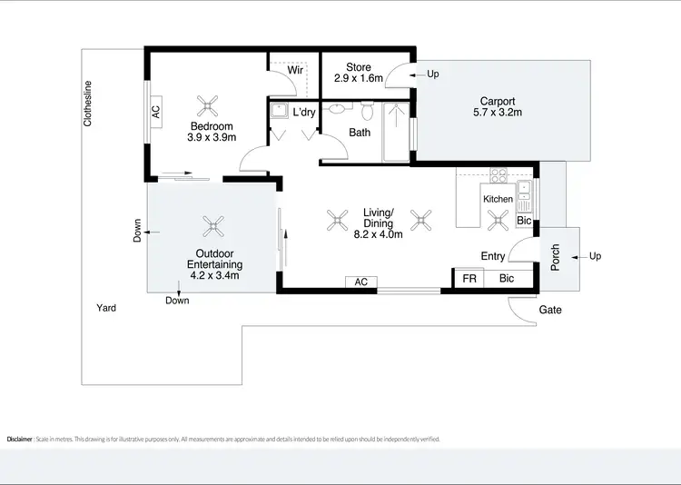 Floorplan of Homely unit listing, 9/13 Bandicoot Loop, Djugun WA 6725