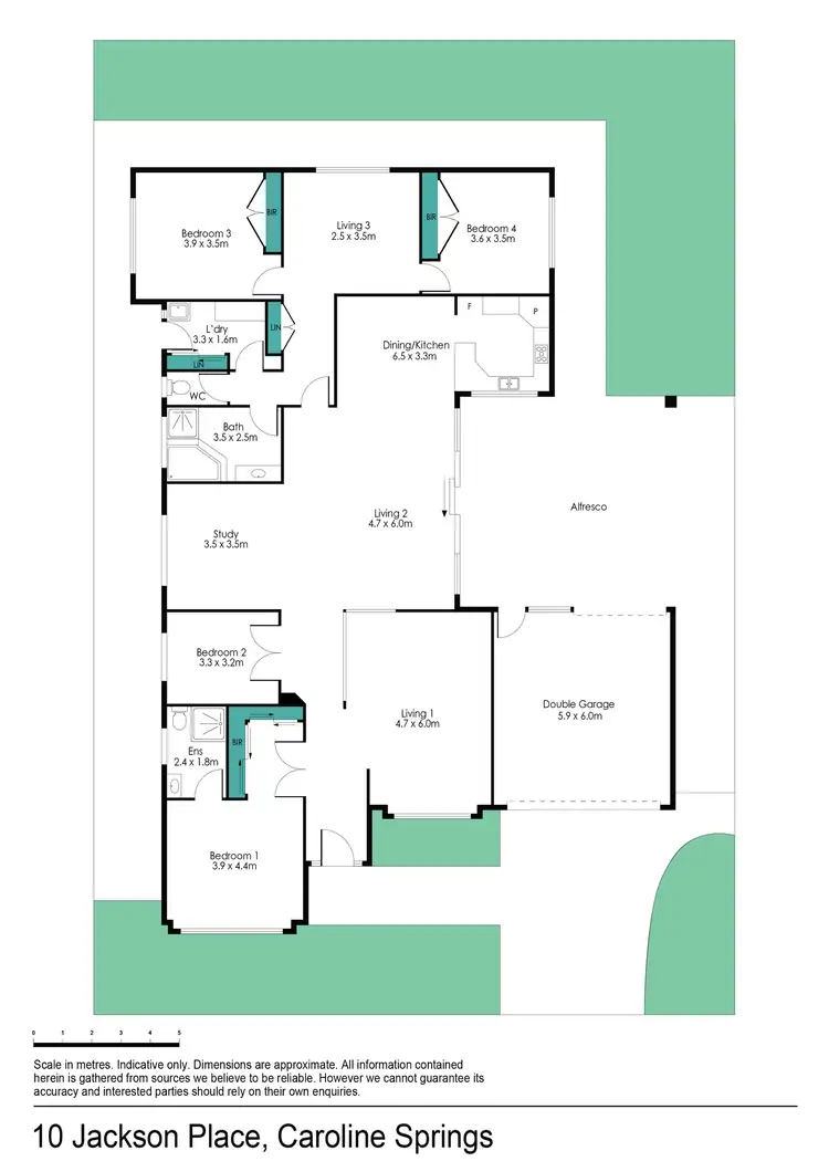 Floorplan of Homely house listing, 10 Jackson Place, Caroline Springs VIC 3023