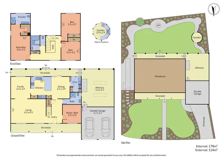 Floorplan of Homely house listing, 53 Buckingham Drive, Rowville VIC 3178