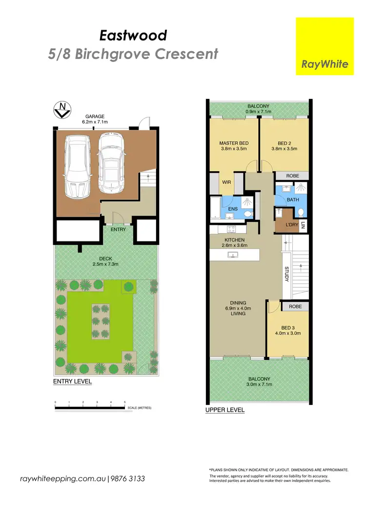 Floorplan of Homely townhouse listing, 5/8 Birchgrove Crescent, Eastwood NSW 2122