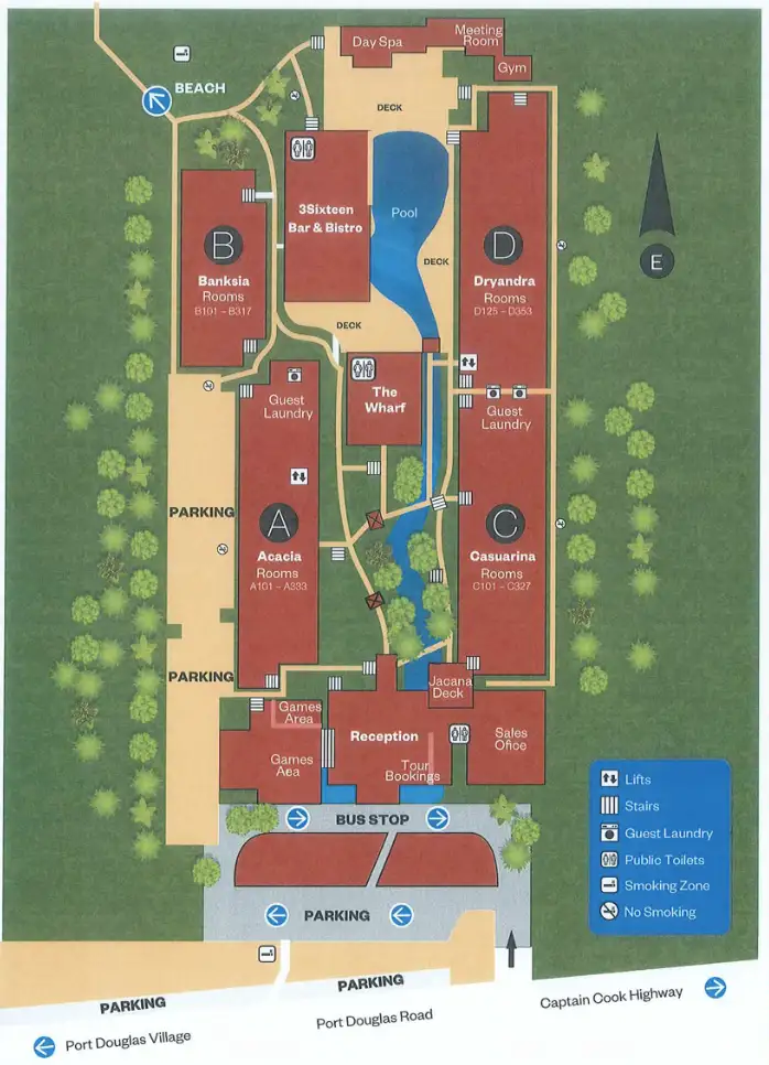 Floorplan of Homely apartment listing, B316/316 Port Douglas Road, Port Douglas QLD 4877