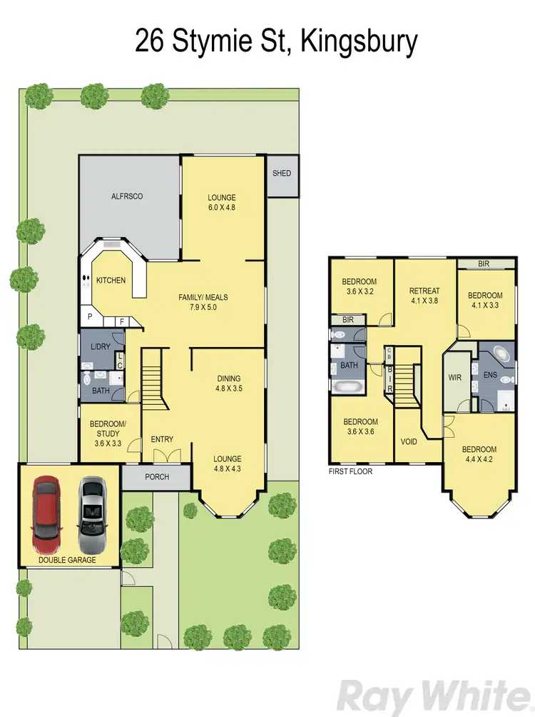 Floorplan of Homely house listing, 26 Stymie Street, Kingsbury VIC 3083