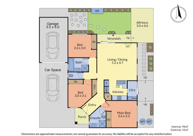 Floorplan of Homely unit listing, 2/1522 Heatherton Road, Dandenong VIC 3175